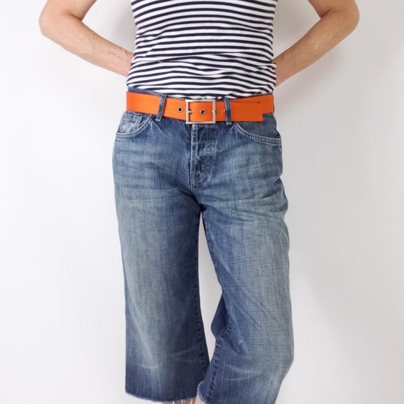 7 For All Mankind Denim - 7 for all Mankind A pocket 31 cropped raw hem 31